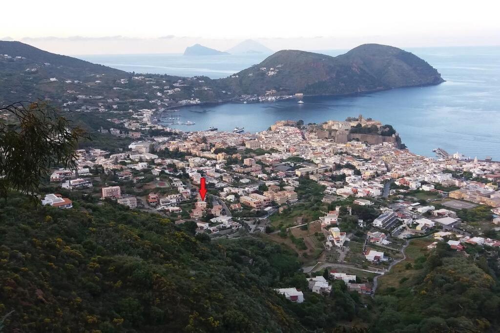 Casa Catalogna , Vicino Al Centro Storico. Villa Lipari  Dış mekan fotoğraf